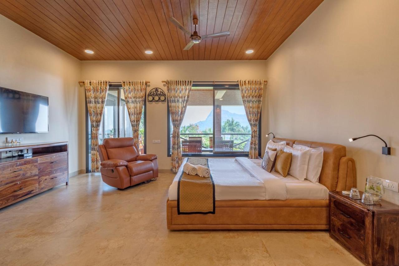 Saffronstays Althea - 4 Brd Veg Only Villa In Pawna With Jacuzzi In Every Room Lonavala Extérieur photo